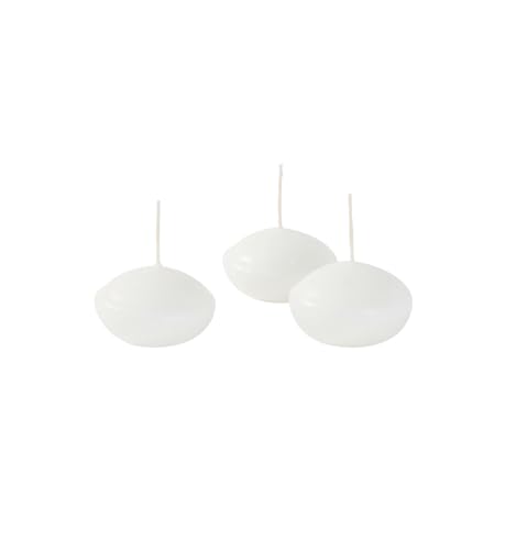 Cereria di Giorgio Risthò Schwimmkerzen, Paraffinwachs, Weiß, 4.5 cm, 20 Cereria di Giorgio Risthò Schwimmkerzen, Paraffinwachs, Weiß, 4.5 cm, 20 von Cereria di Giorgio