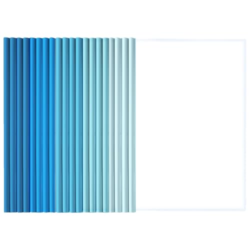 A4 Sliding Bar Binder,Kunststoff A4 Sliding Bar Binder,Ordnerschieber,A4 Kunststoff Bericht Abdeckungen,Klemmschienen A4,Schiebebinder A4,Sliding Bar Bindern,Klar A4 Sliding Bar Binder,20 Stück von Cerioll