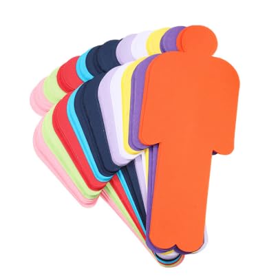 Bunt Moderationskarten Set, 150 Stück Mensch Bunt Moderationskarten Set, 10 Farben Präsentationskarten Zum Beschriften Für Büro Schule Präsentation Vortrag Moderation Lehrerbedarf (20 X 8cm) von Cerioll