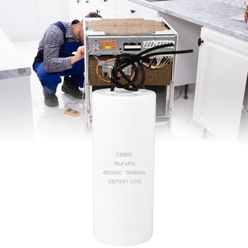 Cerioll Anlaufkondensator 16µF 450V 16uf 50/60Hz, Rund, Polypropylen, Epoxidharz, Durchsteckmontage, -25°C bis +70°C, Kondensator, CAPACITOR Cerioll Anlaufkondensator 16µF 450V 16uf 50/60Hz, Rund, Polypropylen, Epoxidharz, Durchsteckmontage, -25°C bis +70°C, Kondensator, CAPACITOR von Cerioll