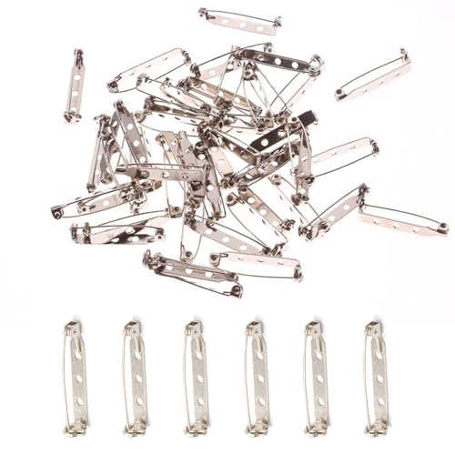 Craft Sicherheitsnadel, 50 Stück Brooch Pins, DIY Craft Sicherheitsnadel, Craft Safety Pins, Silberfarbene Brosche, Sicherheitsnadeln, Broschennadeln 32mm, Broschennadel, Pins Für DIY Handwerk Craft Sicherheitsnadel, 50 Stück Brooch Pins, DIY Craft Sicherheitsnadel, Craft Safety Pins, Silberfarbene Brosche, Sicherheitsnadeln, Broschennadeln 32mm, Broschennadel, Pins Für DIY Handwerk von Cerioll