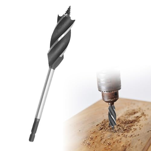 Holzbohrer, Professional Holzbohrer, Professional Schlangenbohrer, Holzbohrer 25mmx170mm, Schneckenbohrer Selbstvorschub Mit 1/4 Zoll Sechskantschaft Holzarbeiten Schlangenbohrer Holzbohrer, Professional Holzbohrer, Professional Schlangenbohrer, Holzbohrer 25mmx170mm, Schneckenbohrer Selbstvorschub Mit 1/4 Zoll Sechskantschaft Holzarbeiten Schlangenbohrer von Cerioll