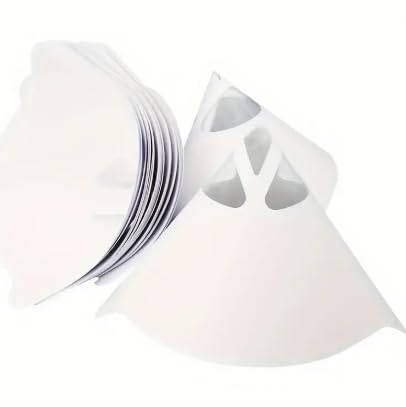 Lacksiebe, 100 Stück Siebe Lackfilter Lacksiebe, Nylon Konisches Papier Filter, Papier Lackfilter Für Autolack, For Automotive Spray Paint, Art Painting Cooking Oil Filter von Cerioll