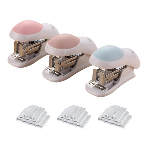 Mini Heftgerät, Mini Tacker Set, 3 Pack Heftgerät, Schreibtischhefter, Mini Desktop Hefter, Tacker Klein Mini, Manueller Tischhefter Für Schulen, Arbeitsplätze, Familien, Studenten, Unternehmen Mini Heftgerät, Mini Tacker Set, 3 Pack Heftgerät, Schreibtischhefter, Mini Desktop Hefter, Tacker Klein Mini, Manueller Tischhefter Für Schulen, Arbeitsplätze, Familien, Studenten, Unternehmen von Cerioll