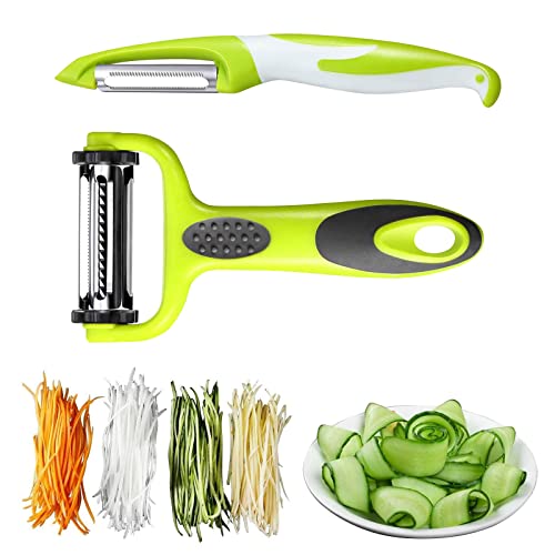 Schäler, Vegetable Peeler, Peeler, Sparschäler 2-teiliges Set, Schäler Gemüse, Schäler Aus Edelstahl, Kartoffelschäler, Spargelschäler, Sparschäler Schäler Edelstahl, Sparschäler mit Wellenschliff Schäler, Vegetable Peeler, Peeler, Sparschäler 2-teiliges Set, Schäler Gemüse, Schäler Aus Edelstahl, Kartoffelschäler, Spargelschäler, Sparschäler Schäler Edelstahl, Sparschäler mit Wellenschliff von Cerioll