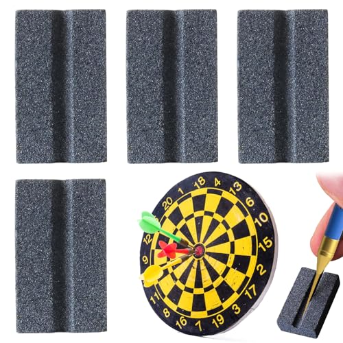Schleifstein Für Metall Darts, 4 Stück Sharpener Für Steel Dartpfeile, Dartpfeile Spitzer Aus Sandstein, Dartpfeil Anspitzer, Dartschärfer, Für Metall Darts Und Steel Dartpfeile, Dart Zubehör Schleifstein Für Metall Darts, 4 Stück Sharpener Für Steel Dartpfeile, Dartpfeile Spitzer Aus Sandstein, Dartpfeil Anspitzer, Dartschärfer, Für Metall Darts Und Steel Dartpfeile, Dart Zubehör von Cerioll