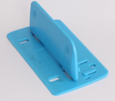 Taschenlocher Kunststoff, Mini Locher, Set 2 Taschenlocher Mini Locher zum Einheften, mit Haftnotizen, für 8 cm Lochung mit 12 cm Skala, für Schule Büro Haushalt, Farbe Blau Taschenlocher Kunststoff, Mini Locher, Set 2 Taschenlocher Mini Locher zum Einheften, mit Haftnotizen, für 8 cm Lochung mit 12 cm Skala, für Schule Büro Haushalt, Farbe Blau von Cerioll