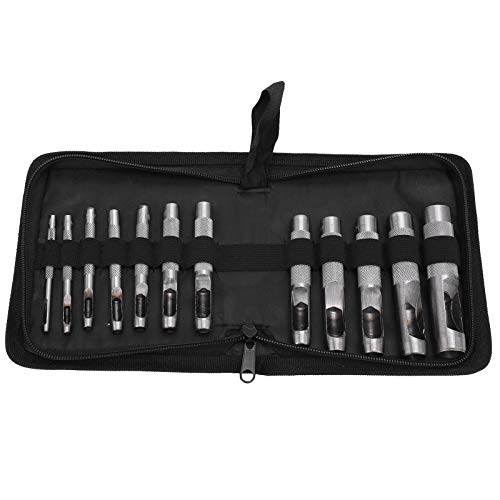 12 PCs Stahl hohl Leder -Punsch -Set, schweres Rundloch -Loch -Loch -Set, Lederloch -Werkzeug, für Gürtel, Uhrenbänder, Lederhandwerk, DIY, Lederarbeit, Reparaturwerkzeuge 12 PCs Stahl hohl Leder -Punsch -Set, schweres Rundloch -Loch -Loch -Set, Lederloch -Werkzeug, für Gürtel, Uhrenbänder, Lederhandwerk, DIY, Lederarbeit, Reparaturwerkzeuge von Cerlyiont