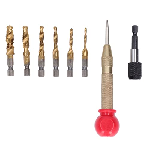 8 PCs Bohrer und Tap-Set, TI-geplante Kombination TAPS-Bohrbitset, metrische Gewinde-Tipp-Bohrer, M3-M10, mit Steckbohrerhahn, zum Klopfen des Schneidholz-Kunststoff-Aluminiums 8 PCs Bohrer und Tap-Set, TI-geplante Kombination TAPS-Bohrbitset, metrische Gewinde-Tipp-Bohrer, M3-M10, mit Steckbohrerhahn, zum Klopfen des Schneidholz-Kunststoff-Aluminiums von Cerlyiont