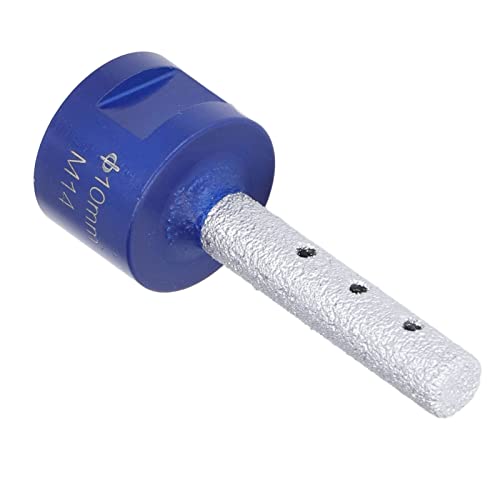 Diamond -Fingerfräsenbit, diamantbeschichtete Fingerbit, Vakuum -Lötschweiß -Fräsenschneider zum Vergrößern vorhandenen Löcher (10 mm) von Cerlyiont