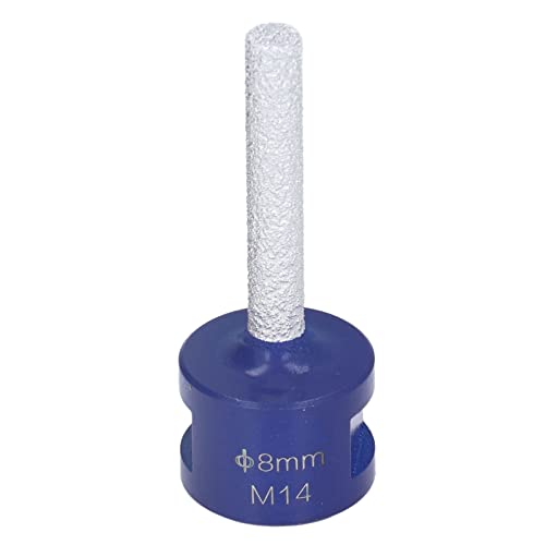 Diamond -Fingerfräsenbit, diamantbeschichtete Fingerbit, Vakuum -Lötschweiß -Fräsenschneider zum Vergrößern vorhandenen Löcher (8mm) von Cerlyiont