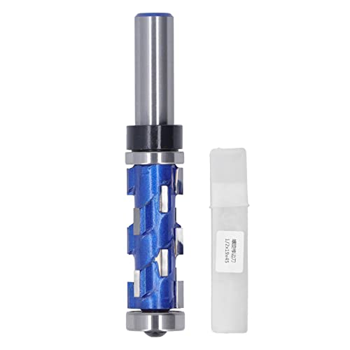 Flush Trim Router Bit 1/2 Zoll rundes Schaft, Doppellager Flush -Trimmbit, Spiralschneider, 1/2 × 19 × 45 mm, für Holzbearbeitung mit festem Holzpanel Flush Trim Router Bit 1/2 Zoll rundes Schaft, Doppellager Flush -Trimmbit, Spiralschneider, 1/2 × 19 × 45 mm, für Holzbearbeitung mit festem Holzpanel von Cerlyiont
