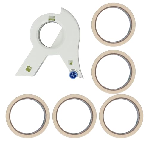 Paint Tape Applicator mit 3 Walzen, vorgeklebten Maskierungsfilm, genauem tragbarem Maskierungsset für sauberes Schneiden mit 5 Aufklebern für Malen-, Automobil- und DIY Paint Tape Applicator mit 3 Walzen, vorgeklebten Maskierungsfilm, genauem tragbarem Maskierungsset für sauberes Schneiden mit 5 Aufklebern für Malen-, Automobil- und DIY von Cerlyiont