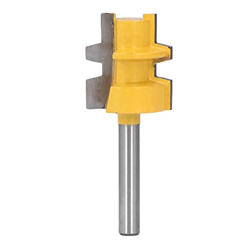 Router Bit Reversible Klebstoffgelenk, 1/4 -Zoll -Runde Schaftgelenk Router Bit, quadratische T -Schlitz -Mahlschneider, Wolfram -Carbid -Klinge für Desktop -Gravur- und von Cerlyiont