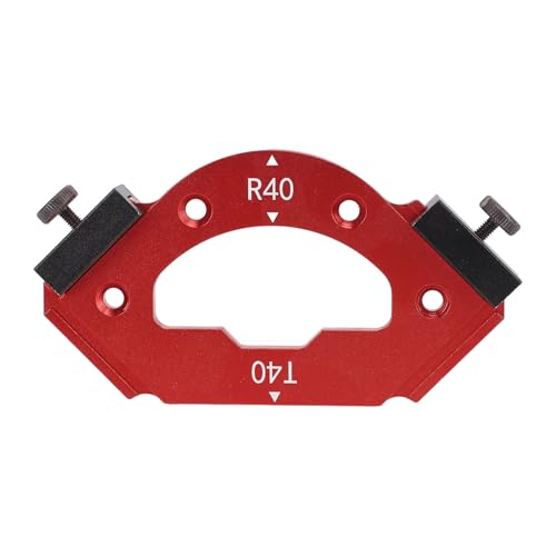 Router -Eckradius -Scham -Jig -Vorlage, Aluminiumlegierungs -Routing -Vorlage, Hilfsmittel -Hilfswerkzeug mit Schrägtrimming mit Positionsblock für Holzbearbeitungsprojekt R40 T40 Router -Eckradius -Scham -Jig -Vorlage, Aluminiumlegierungs -Routing -Vorlage, Hilfsmittel -Hilfswerkzeug mit Schrägtrimming mit Positionsblock für Holzbearbeitungsprojekt R40 T40 von Cerlyiont
