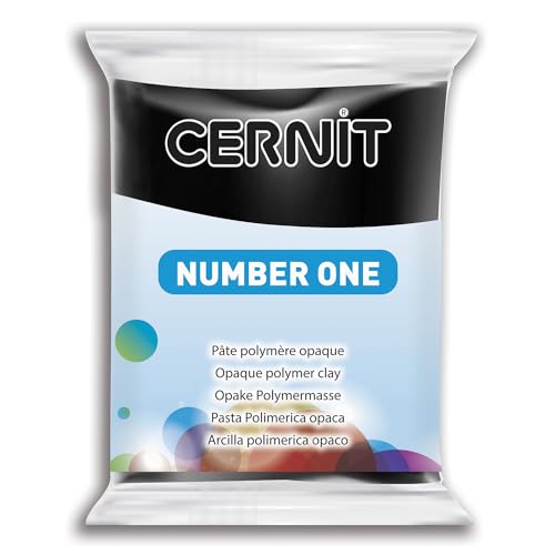 CERNIT CE0900056100 Nummer eins Lehm 56 G, schwarz, 7 x 5.5 x 1.5 cm CERNIT CE0900056100 Nummer eins Lehm 56 G, schwarz, 7 x 5.5 x 1.5 cm von Cernit