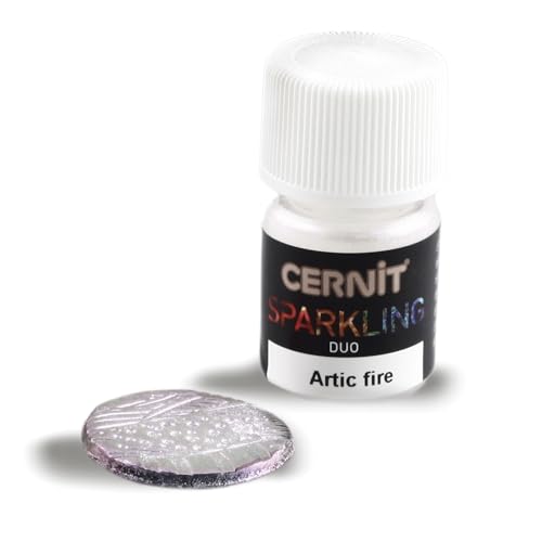 Cernit CE6130002004C – Cernit Sparkling 2 g Duo Arctic Fire von Cernit