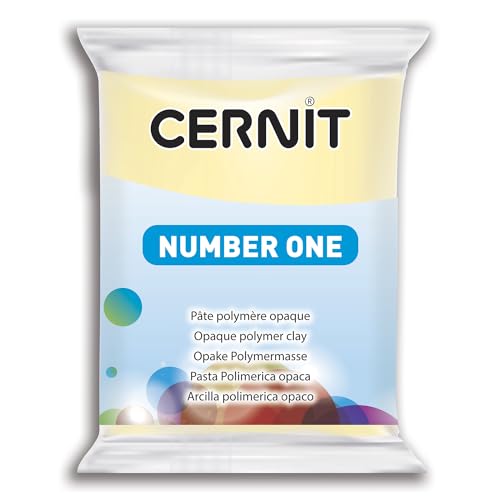 Cernit Nummer eins Lehm 56g, vanille, 7 x 5.5 x 1.5 cm von Cernit