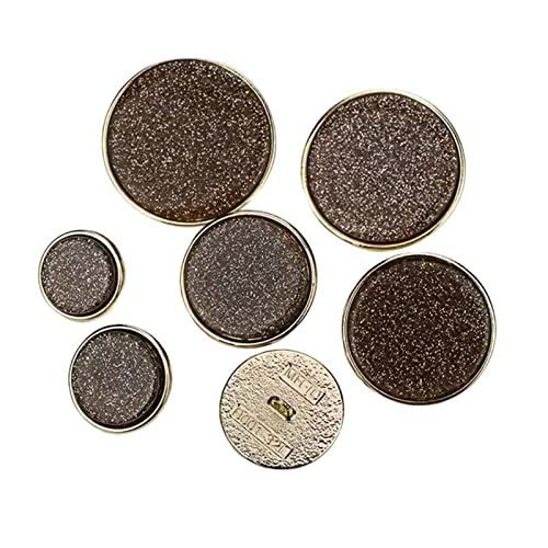 10 Stück 15/20/25/30mm Kombinationsknöpfe aus Metall und Perlmuttharz zum Nähen von dekorativen Trenchcoats für Damenjacken 10 Stück 15/20/25/30mm Kombinationsknöpfe aus Metall und Perlmuttharz zum Nähen von dekorativen Trenchcoats für Damenjacken von Cerobit