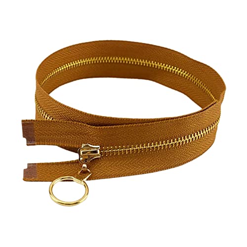 5 Stück 15–30cm 3# Close-End-Metallreißverschluss mit automatischer Verriegelung für Jacken-Kleidungs-Nähzubehör, Braun, 30cm 5 Stück 15–30cm 3# Close-End-Metallreißverschluss mit automatischer Verriegelung für Jacken-Kleidungs-Nähzubehör, Braun, 30cm von Cerobit