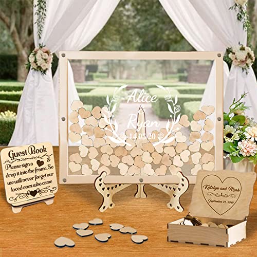 Personalisiertes rechteckiges Hochzeitsgästebuch Alternative Vintage-Drop-Top-Rahmen mit Ständer rustikales Hochzeitsbuch für Gäste zum einzigartige Hochzeiten Braut BabypartyJahrestag Dekorationen Personalisiertes rechteckiges Hochzeitsgästebuch Alternative Vintage-Drop-Top-Rahmen mit Ständer rustikales Hochzeitsbuch für Gäste zum einzigartige Hochzeiten Braut BabypartyJahrestag Dekorationen von Certykllp