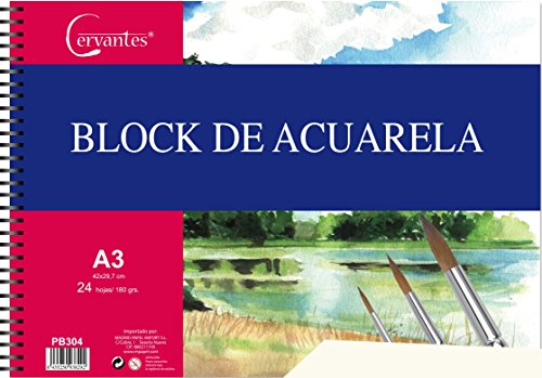 Cervantes pb304 – Block Aquarellpapier, A3 von Cervantes