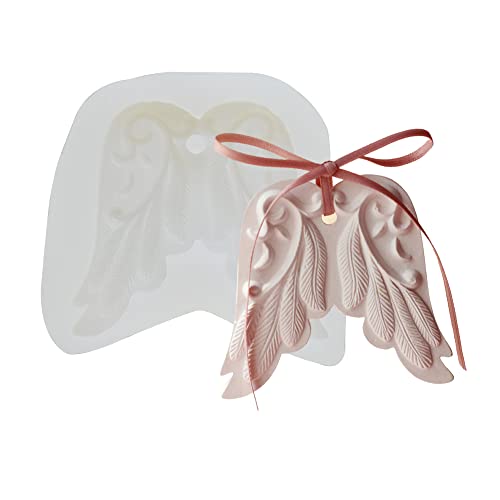 Cestony Engelsflügel Epoxidharz Silikonform für DIY Anhänger Wandbehang Dekoration Schmuck Aromatherapie Pflaster Cestony Engelsflügel Epoxidharz Silikonform für DIY Anhänger Wandbehang Dekoration Schmuck Aromatherapie Pflaster von Cestony