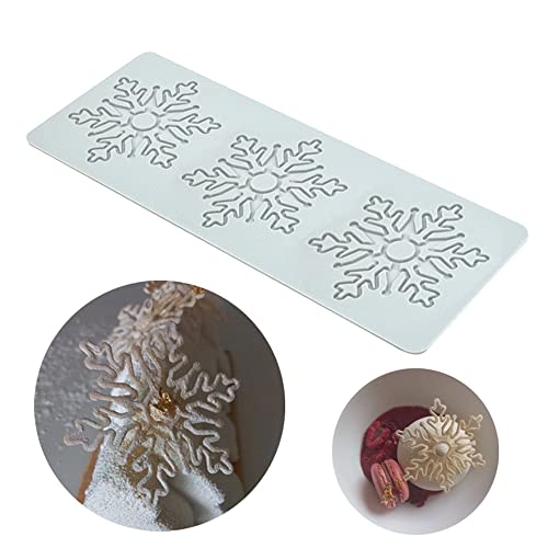 Cestony Silikonformen für Weihnachten, 3 Mulden, Schneeflocken, Süßigkeiten, Spitzenform, Backen, Gummi, Zucker, Kuchen, Party, Gebäck, Fondant, Formen, Polymer-Tonform Cestony Silikonformen für Weihnachten, 3 Mulden, Schneeflocken, Süßigkeiten, Spitzenform, Backen, Gummi, Zucker, Kuchen, Party, Gebäck, Fondant, Formen, Polymer-Tonform von Cestony