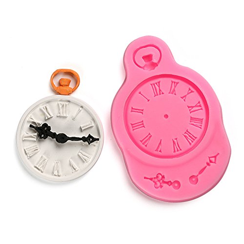 Märchenuhr kleine Uhr Alice für DIY Kuchen Fondant Backen Keks Tablett 3D harte Desserts Tropfen Kleber Dekor Silikon Form Werkzeug Märchenuhr kleine Uhr Alice für DIY Kuchen Fondant Backen Keks Tablett 3D harte Desserts Tropfen Kleber Dekor Silikon Form Werkzeug von Cestony