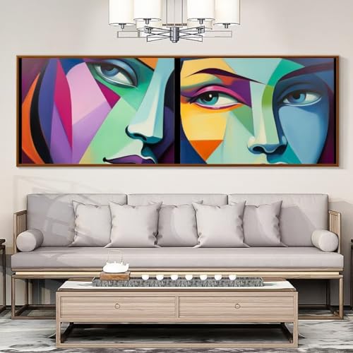 Diamond Painting,Groß XXL 50x125cm/20x49in Diamant Painting Bilder,DIY 5D Abstraktes Gesicht Diamond Art Full Diamond-Painting Set,Diamant Malerei Kreuzstich Arts Basteln Home Wand Dekor Geschenk Diamond Painting,Groß XXL 50x125cm/20x49in Diamant Painting Bilder,DIY 5D Abstraktes Gesicht Diamond Art Full Diamond-Painting Set,Diamant Malerei Kreuzstich Arts Basteln Home Wand Dekor Geschenk von Cexeqee