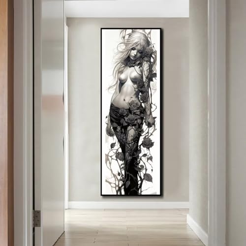 Diamond Painting Erwachsene Sexy Mädchen Groß DIY 5D Diamant Painting Bilder Full Diamant Kunst Set,Diamantmalerei Malen nach Zahlen Anfänger Handwerk Kits,Home Wand Dekor Gifts 90x260cm/35x102in von Cexeqee