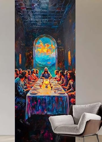 Malen nach Zahlen Erwachsene Das letzte Abendessen Malen nach Zahlen ab 9 jahre,Groß Paint by Numbers Retro mit Pinseln Acrylfarbe Paint by Numbers Kinder DIY Handgemalt Ölgemälde Wanddeko ,40x80cm Q9 Malen nach Zahlen Erwachsene Das letzte Abendessen Malen nach Zahlen ab 9 jahre,Groß Paint by Numbers Retro mit Pinseln Acrylfarbe Paint by Numbers Kinder DIY Handgemalt Ölgemälde Wanddeko ,40x80cm Q9 von Cexeqee