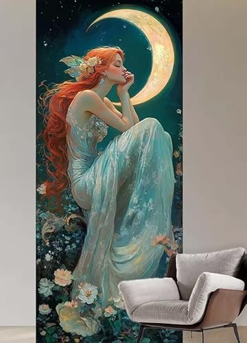 Malen nach Zahlen Erwachsene Mond Malen nach Zahlen ab 9 jahre,Groß Paint by Numbers Fee mit Pinseln Acrylfarbe,Paint by Numbers Kinder Anfänger DIY Handgemalt Ölgemälde Wanddeko Geschenke,30x60cm P97 Malen nach Zahlen Erwachsene Mond Malen nach Zahlen ab 9 jahre,Groß Paint by Numbers Fee mit Pinseln Acrylfarbe,Paint by Numbers Kinder Anfänger DIY Handgemalt Ölgemälde Wanddeko Geschenke,30x60cm P97 von Cexeqee