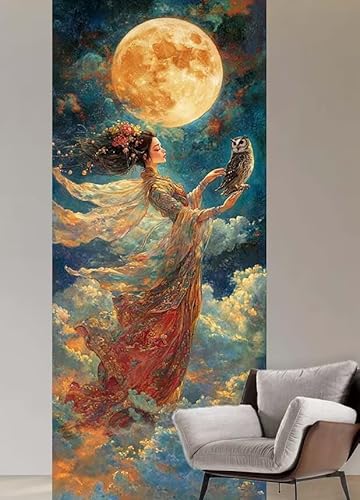 Malen nach Zahlen Erwachsene Mond Malen nach Zahlen ab 9 jahre,Groß Paint by Numbers Göttin mit Pinseln Acrylfarbe Paint by Numbers Kinder DIY Handgemalt Ölgemälde Wanddeko Geschenke,20x40cm P91 Malen nach Zahlen Erwachsene Mond Malen nach Zahlen ab 9 jahre,Groß Paint by Numbers Göttin mit Pinseln Acrylfarbe Paint by Numbers Kinder DIY Handgemalt Ölgemälde Wanddeko Geschenke,20x40cm P91 von Cexeqee