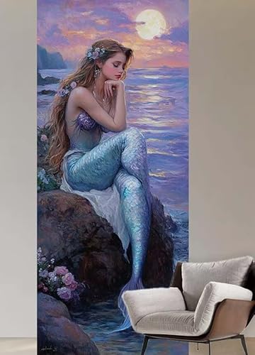 Malen nach Zahlen Erwachsene Mond Malen nach Zahlen ab 9 jahre,Groß Paint by Numbers Meerjungfrau mit Pinseln Acrylfarbe Paint by Numbers Kinder DIY Handgemalt Ölgemälde Wanddeko Geschenke,20x40cm P84 Malen nach Zahlen Erwachsene Mond Malen nach Zahlen ab 9 jahre,Groß Paint by Numbers Meerjungfrau mit Pinseln Acrylfarbe Paint by Numbers Kinder DIY Handgemalt Ölgemälde Wanddeko Geschenke,20x40cm P84 von Cexeqee