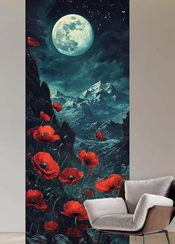 Malen nach Zahlen Erwachsene Mond Malen nach Zahlen ab 9 jahre,Groß Paint by Numbers Mohnblume mit Pinseln Acrylfarbe,Paint by Numbers Kinder DIY Handgemalt Ölgemälde Wanddeko Geschenke,30x60cm Q1 Malen nach Zahlen Erwachsene Mond Malen nach Zahlen ab 9 jahre,Groß Paint by Numbers Mohnblume mit Pinseln Acrylfarbe,Paint by Numbers Kinder DIY Handgemalt Ölgemälde Wanddeko Geschenke,30x60cm Q1 von Cexeqee