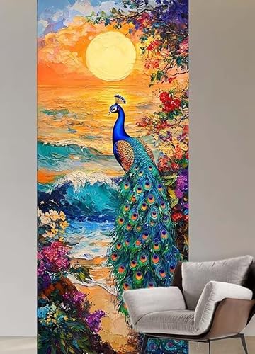 Malen nach Zahlen Erwachsene Mond Malen nach Zahlen ab 9 jahre,Groß Paint by Numbers Pfau mit Pinseln Acrylfarbe,Paint by Numbers Kinder DIY Handgemalt Ölgemälde Wanddeko Geschenke,30x60cm P73 Malen nach Zahlen Erwachsene Mond Malen nach Zahlen ab 9 jahre,Groß Paint by Numbers Pfau mit Pinseln Acrylfarbe,Paint by Numbers Kinder DIY Handgemalt Ölgemälde Wanddeko Geschenke,30x60cm P73 von Cexeqee