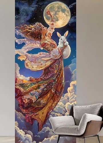 Malen nach Zahlen Erwachsene Mond Malen nach Zahlen ab 9 jahre,Groß Paint by Numbers Schönheit mit Pinseln Acrylfarbe Paint by Numbers Kinder DIY Handgemalt Ölgemälde Wanddeko Geschenke,20x40cm P78 Malen nach Zahlen Erwachsene Mond Malen nach Zahlen ab 9 jahre,Groß Paint by Numbers Schönheit mit Pinseln Acrylfarbe Paint by Numbers Kinder DIY Handgemalt Ölgemälde Wanddeko Geschenke,20x40cm P78 von Cexeqee