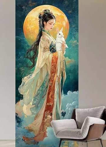 Malen nach Zahlen Erwachsene Mond Malen nach Zahlen ab 9 jahre,Groß Paint by Numbers Schönheit mit Pinseln Acrylfarbe Paint by Numbers Kinder DIY Handgemalt Ölgemälde Wanddeko Geschenke,40x80cm P80 Malen nach Zahlen Erwachsene Mond Malen nach Zahlen ab 9 jahre,Groß Paint by Numbers Schönheit mit Pinseln Acrylfarbe Paint by Numbers Kinder DIY Handgemalt Ölgemälde Wanddeko Geschenke,40x80cm P80 von Cexeqee