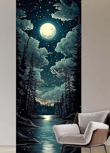 Malen nach Zahlen Erwachsene Mond Malen nach Zahlen ab 9 jahre,Groß Paint by Numbers Wald mit Pinseln Acrylfarbe,Paint by Numbers Kinder DIY Handgemalt Ölgemälde Wanddeko Geschenke,30x60cm P93 Malen nach Zahlen Erwachsene Mond Malen nach Zahlen ab 9 jahre,Groß Paint by Numbers Wald mit Pinseln Acrylfarbe,Paint by Numbers Kinder DIY Handgemalt Ölgemälde Wanddeko Geschenke,30x60cm P93 von Cexeqee