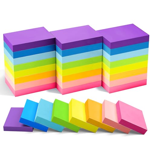24 Packung Haftnotizen 51x38 mm, 8 Farbige Sticky Notes, Klebezettel zum Markieren, Wiederaufklebbar, Selbstklebende Klebezettel für Schule Zuhause Büro, Klein 24 Packung Haftnotizen 51x38 mm, 8 Farbige Sticky Notes, Klebezettel zum Markieren, Wiederaufklebbar, Selbstklebende Klebezettel für Schule Zuhause Büro, Klein von Ceysin
