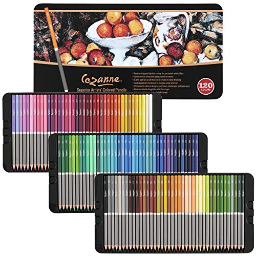 Creative Mark Cezanne Premium-Buntstifte, mehrfarbig, 120 Stück, hochpigmentierte Zeichenstifte, Buntstifte zum Zeichnen, Mischen, Ausmalen und mehr Creative Mark Cezanne Premium-Buntstifte, mehrfarbig, 120 Stück, hochpigmentierte Zeichenstifte, Buntstifte zum Zeichnen, Mischen, Ausmalen und mehr von Cezanne