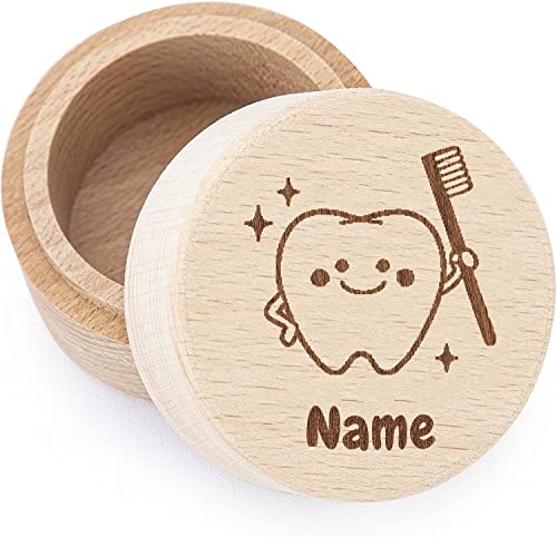 Cezool Personalisierte runde Zahndose für Milchzähne, personalisierte Milchzähne mit Namen, Babygeschenk, Taufgeschenk Cezool Personalisierte runde Zahndose für Milchzähne, personalisierte Milchzähne mit Namen, Babygeschenk, Taufgeschenk von Cezool