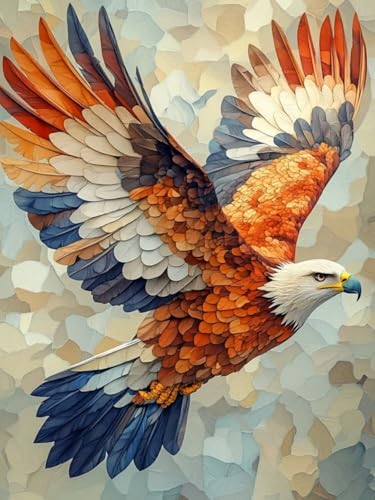 Adler Diamond Painting Groß XXL 80x100cm für Bastelset Kinder ab 6 Jahre, 5D Amazon Diamond Painting Tier Set für Erwachsene Anfänger, DIY Full Diamant Set Wanddeko Hauswand Festival Geschenke F-176 Adler Diamond Painting Groß XXL 80x100cm für Bastelset Kinder ab 6 Jahre, 5D Amazon Diamond Painting Tier Set für Erwachsene Anfänger, DIY Full Diamant Set Wanddeko Hauswand Festival Geschenke F-176 von Cgkgzehn