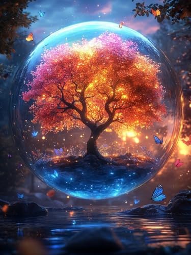 Baum des Lebens Diamond Painting Groß XXL 80x100cm für Bastelset Kinder ab 6 Jahre, 5D Amazon Diamond Painting Schmetterling Set für Erwachsene Anfänger, DIY Full Diamant Set für Zuhause Deko F-133 Baum des Lebens Diamond Painting Groß XXL 80x100cm für Bastelset Kinder ab 6 Jahre, 5D Amazon Diamond Painting Schmetterling Set für Erwachsene Anfänger, DIY Full Diamant Set für Zuhause Deko F-133 von Cgkgzehn