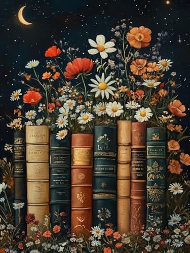 Bücher Diamond Painting Groß XXL 100x130cm für Bastelset Kinder ab 6 Jahre, 5D Amazon Diamond Painting Blume Set für Erwachsene Anfänger, DIY Full Diamant Set für Zuhause Deko Festival Geschenke F-139 Bücher Diamond Painting Groß XXL 100x130cm für Bastelset Kinder ab 6 Jahre, 5D Amazon Diamond Painting Blume Set für Erwachsene Anfänger, DIY Full Diamant Set für Zuhause Deko Festival Geschenke F-139 von Cgkgzehn