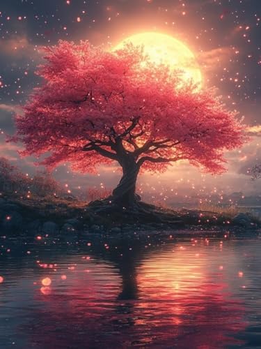 Diamond Painting Baum des Lebens, Landschaft Diamond Painting Viereckige Steine für Basteln Mädchen 8 Jahre, 5D DIY Diamant Bastelset Erwachsene, Dimond Handwerk Geschenke Zuhause Deko 30x40cm F-135 Diamond Painting Baum des Lebens, Landschaft Diamond Painting Viereckige Steine für Basteln Mädchen 8 Jahre, 5D DIY Diamant Bastelset Erwachsene, Dimond Handwerk Geschenke Zuhause Deko 30x40cm F-135 von Cgkgzehn