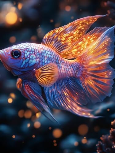 Fisch Diamond Painting Groß XXL 80x100cm für Bastelset Kinder ab 6 Jahre, 5D Amazon Diamond Painting Tier Set für Erwachsene Anfänger, DIY Full Diamant Set Wanddeko Hauswand Festival Geschenke F-178 Fisch Diamond Painting Groß XXL 80x100cm für Bastelset Kinder ab 6 Jahre, 5D Amazon Diamond Painting Tier Set für Erwachsene Anfänger, DIY Full Diamant Set Wanddeko Hauswand Festival Geschenke F-178 von Cgkgzehn