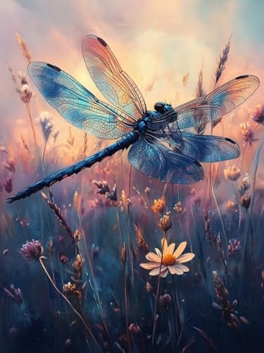Libelle Diamond Painting Groß XXL 90x120cm für Bastelset Kinder ab 6 Jahre, 5D Amazon Diamond Painting Blume Set für Erwachsene Anfänger, DIY Full Diamant Set für Zuhause Deko Festival Geschenke F-163 Libelle Diamond Painting Groß XXL 90x120cm für Bastelset Kinder ab 6 Jahre, 5D Amazon Diamond Painting Blume Set für Erwachsene Anfänger, DIY Full Diamant Set für Zuhause Deko Festival Geschenke F-163 von Cgkgzehn