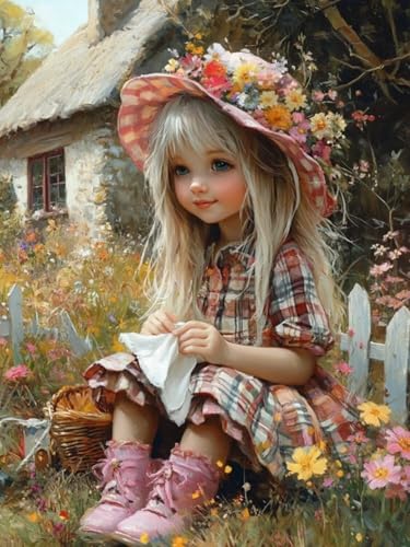 Mädchen Diamond Painting Groß XXL 100x130cm für Bastelset Kinder ab 6 Jahre, 5D Amazon Diamond Painting Blume Set für Erwachsene Anfänger, DIY Full Diamant Set für Zuhause Deko Festival Geschenke F-42 Mädchen Diamond Painting Groß XXL 100x130cm für Bastelset Kinder ab 6 Jahre, 5D Amazon Diamond Painting Blume Set für Erwachsene Anfänger, DIY Full Diamant Set für Zuhause Deko Festival Geschenke F-42 von Cgkgzehn